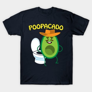 Poopacado Naughty Dad Avocado T-Shirt